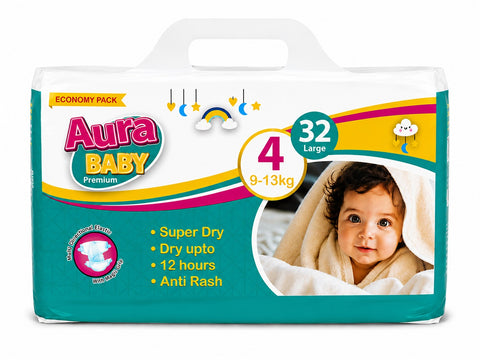 Aura Baby Diaper Economy 32 (L)