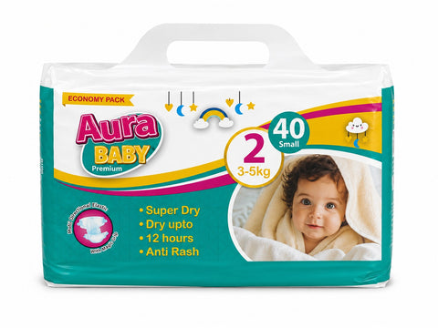 Aura Baby Diaper Economy 40 (S)